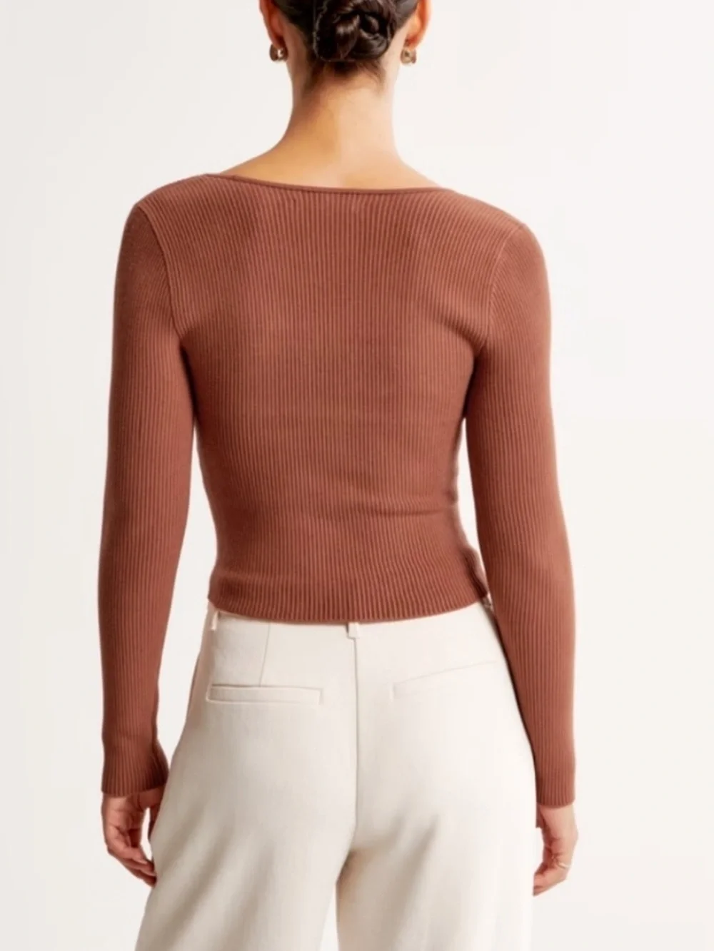 Abercrombie & Fitch stretch ribbed